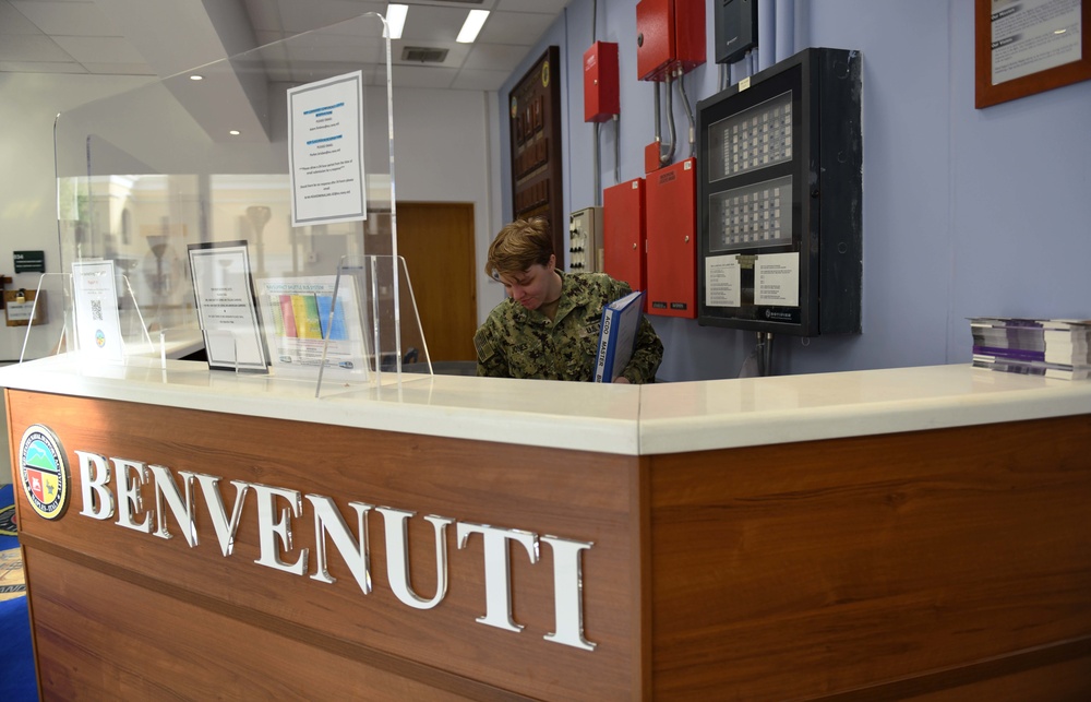 NSA Naples' ACDO Prepares for Watchstanding Duties