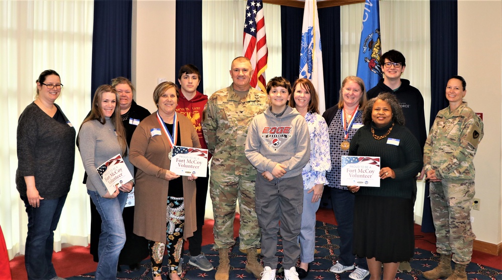 Fort McCoy recognizes, appreciates volunteers in special event