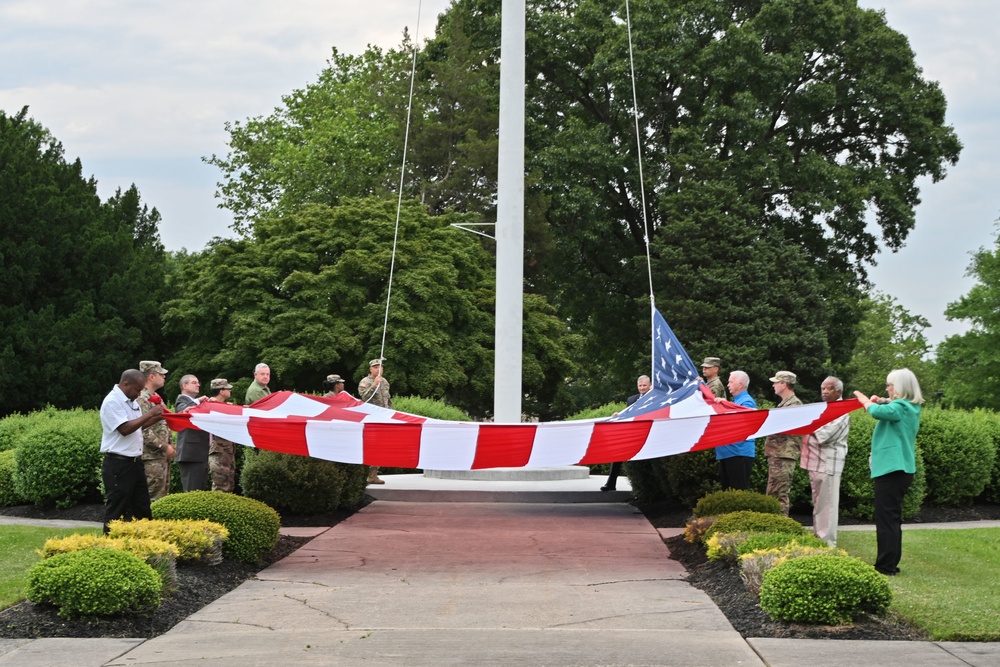 Fort Dix – Army US Flag Ceremony / Reveille  – U.S. ASA Fort Dix HQ (NJ)