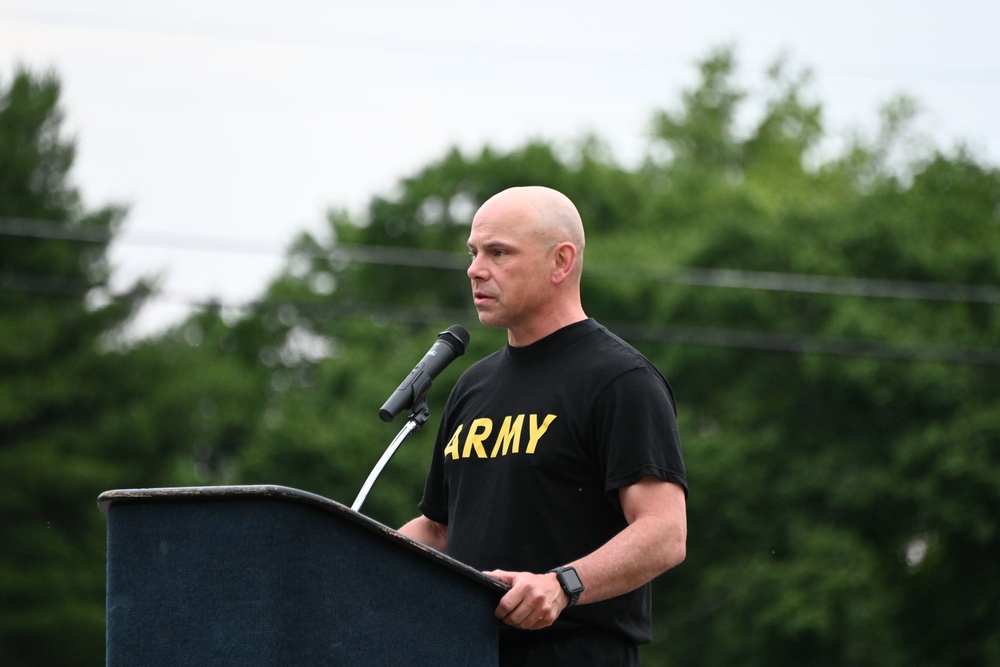 Fort Dix – Army US Flag Ceremony / Reveille  – U.S. ASA Fort Dix HQ (NJ)