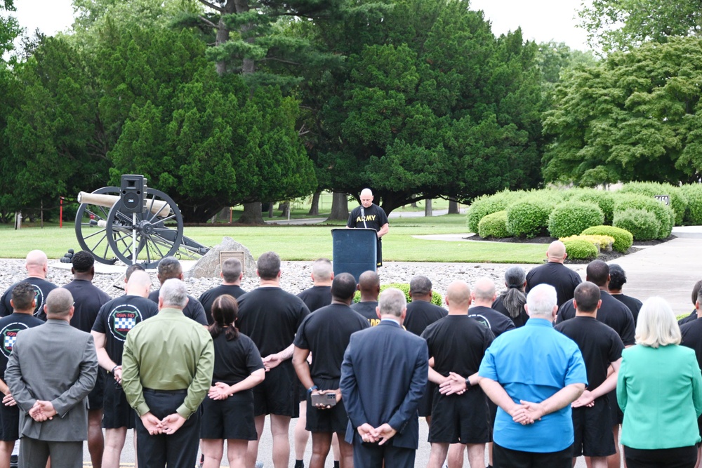 Fort Dix – Army US Flag Ceremony / Reveille  – U.S. ASA Fort Dix HQ (NJ)