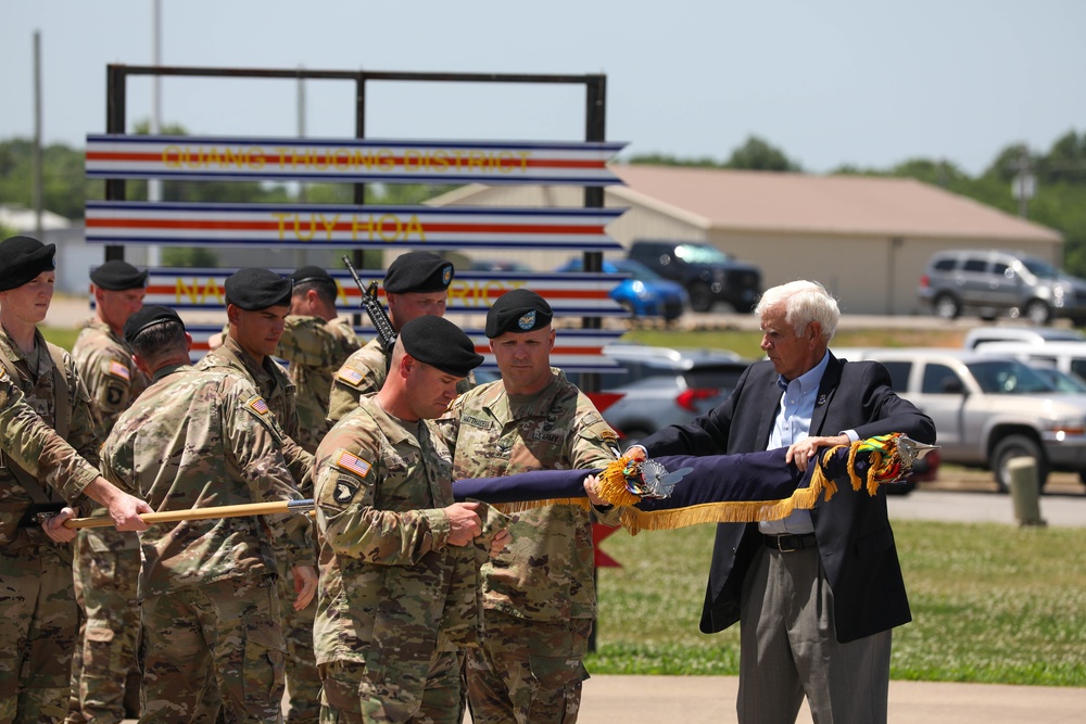 Casing of the Colors concluded