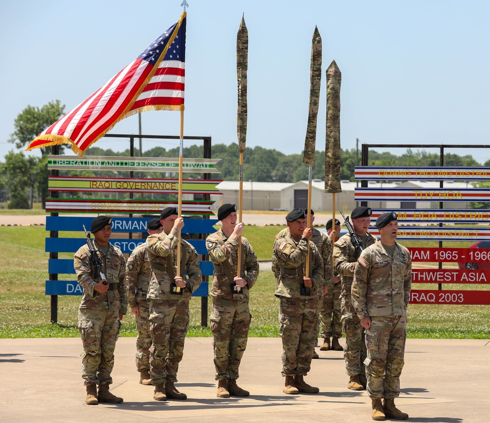 2nd Brigade Color Guard sings the Army Song