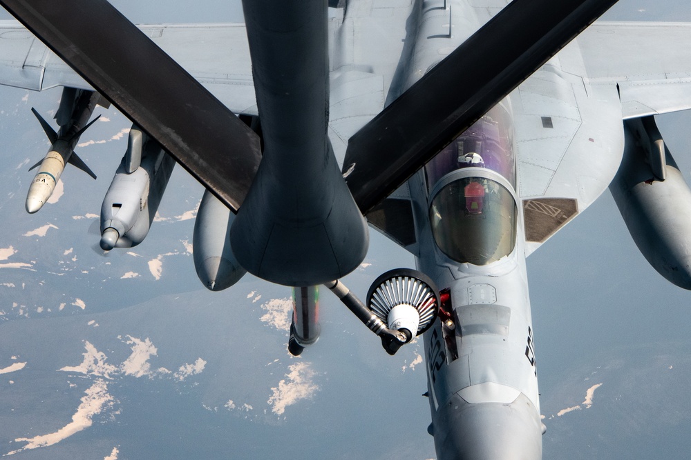 92nd ARW refuels Navy Growlers during RFA 22-2