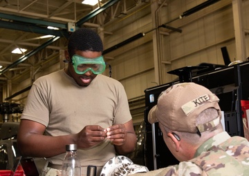 1st Battalion, 222d Aviation Regiment AIT Students Conduct Practical Exercises!