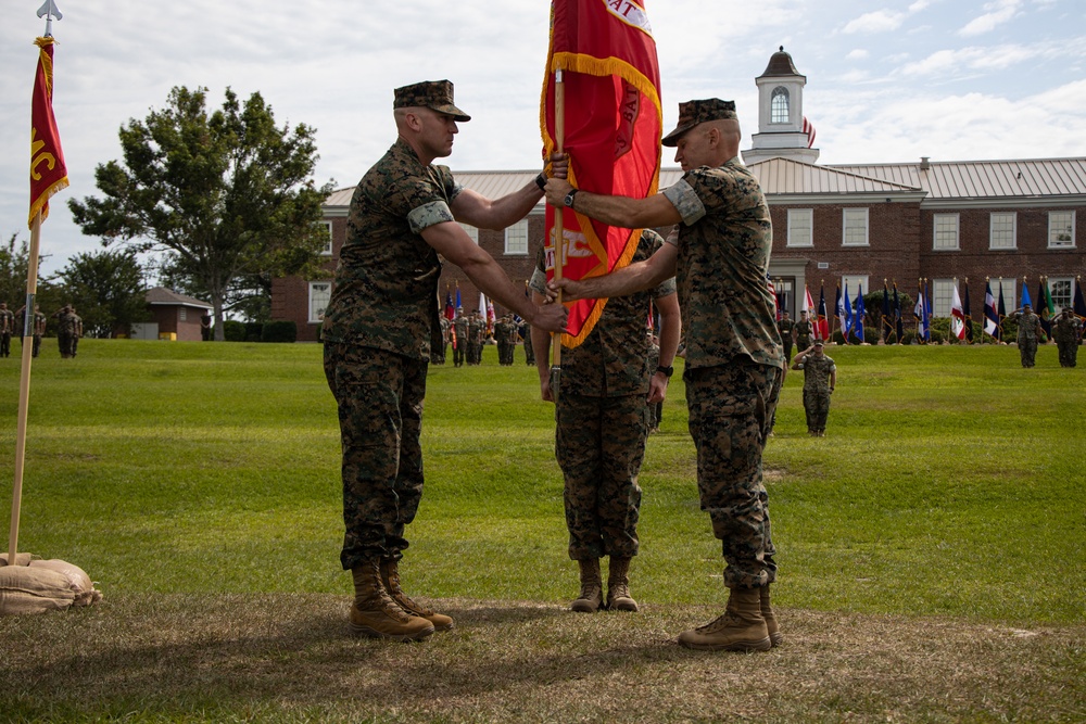 Combat Logistics Battalion 24 Change of Command Ceremony