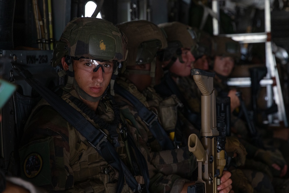 Caraibes 22: U.S. Marines transport NATO allies