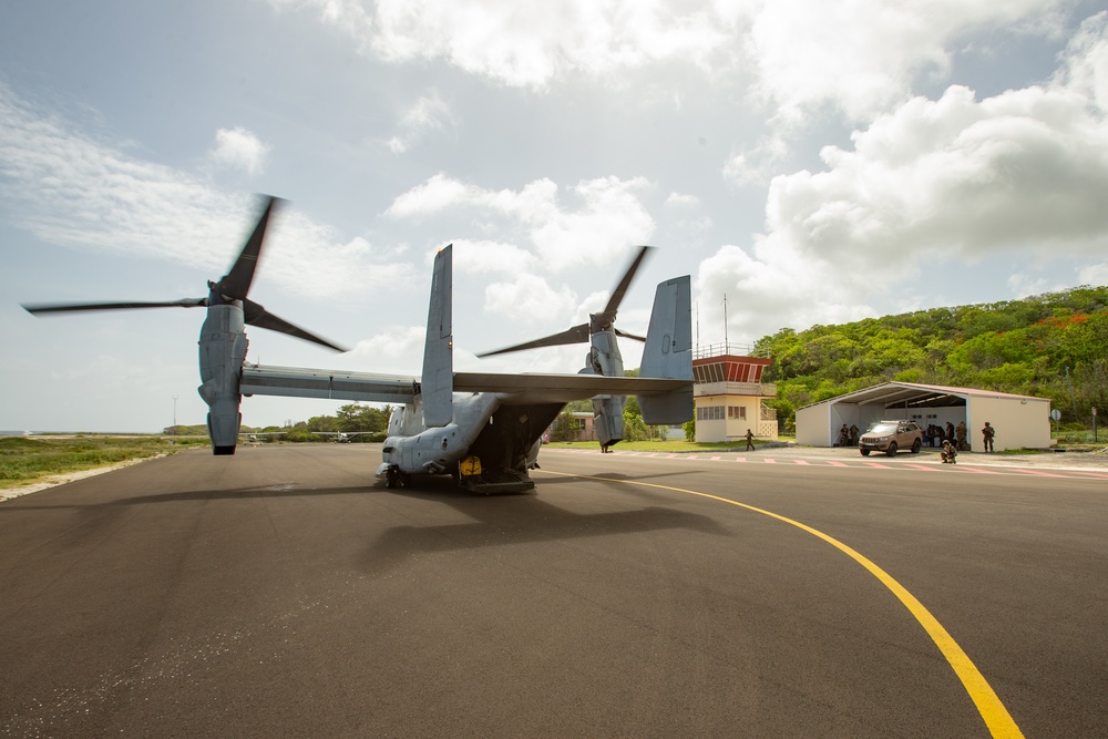 Caraibes 22: U.S. Marines transport NATO allies