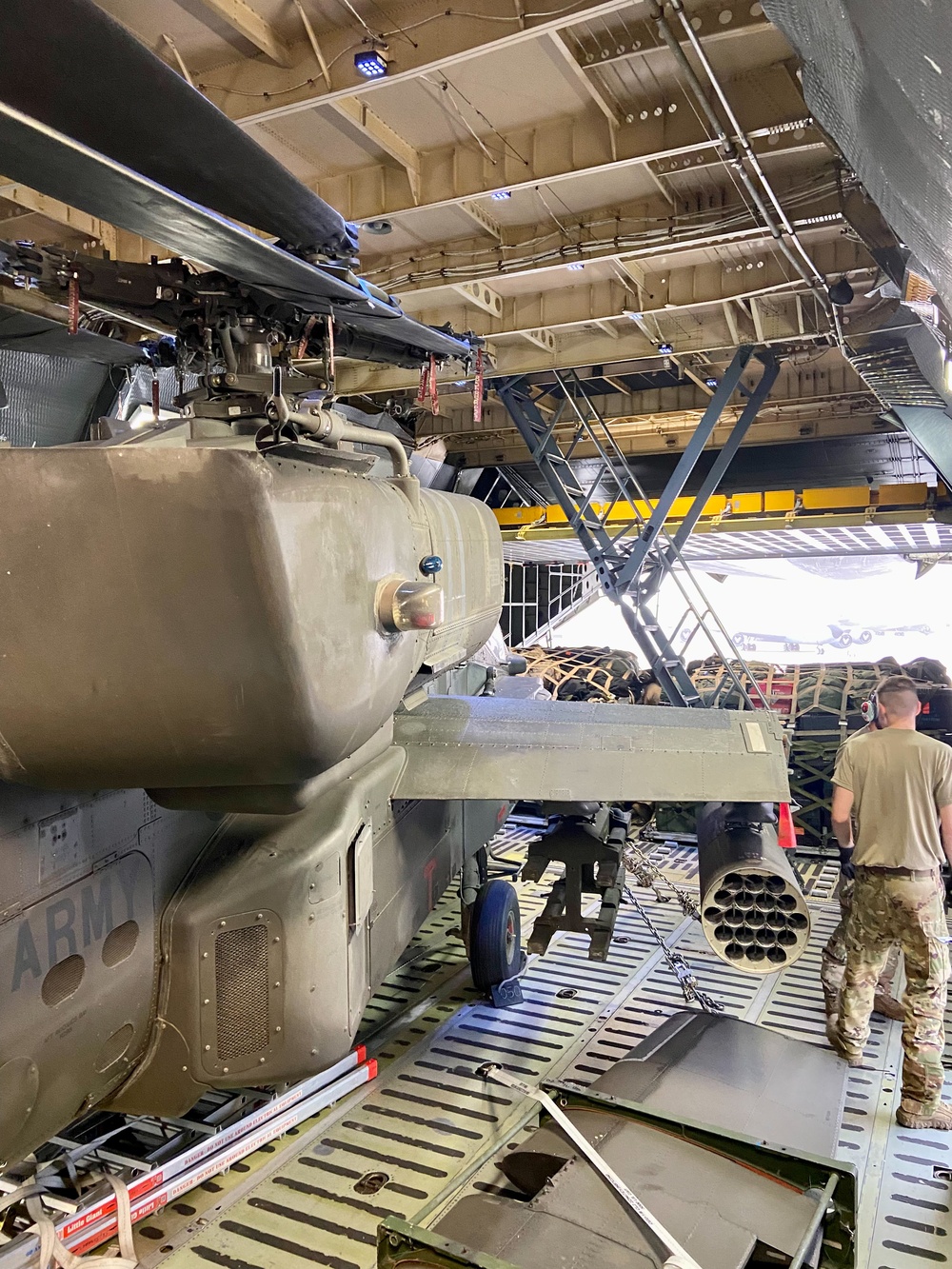 Utah National Guard ships AH-64D Apaches to Morocco for African Lion 22