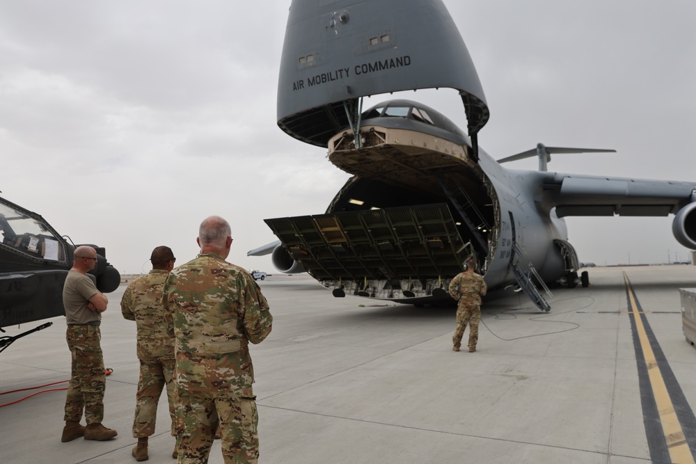 Utah National Guard ships AH-64D Apaches to Morocco for African Lion 22