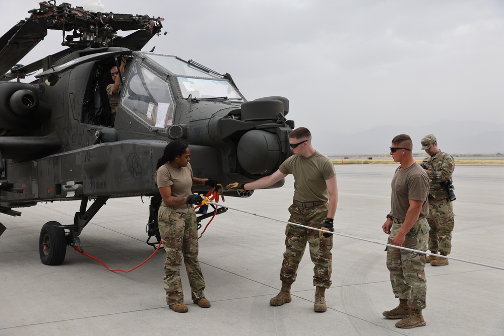Utah National Guard ships AH-64D Apaches to Morocco for African Lion 22