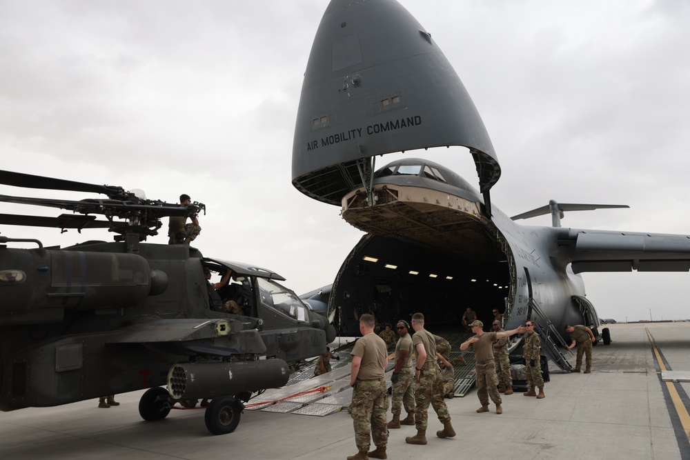 Utah National Guard ships AH-64D Apaches to Morocco for African Lion 22