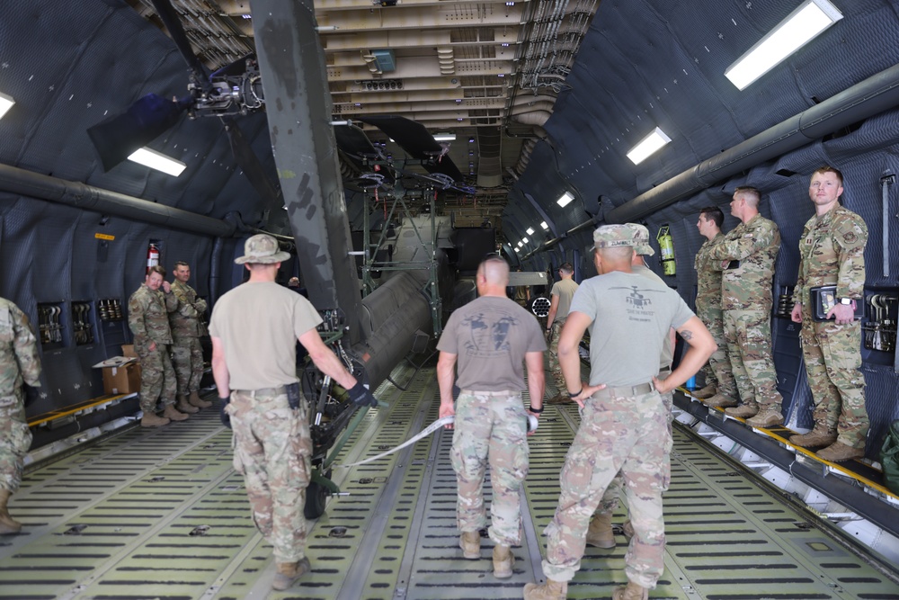 Utah National Guard ships AH-64D Apaches to Morocco for African Lion 22