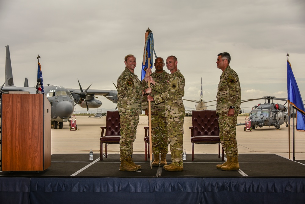 563rd RQG Change of Command