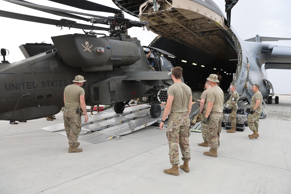 Utah National Guard ships AH-64D Apaches to Morocco for African Lion 22
