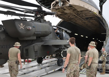 Utah National Guard ships AH-64D Apaches to Morocco for African Lion 22
