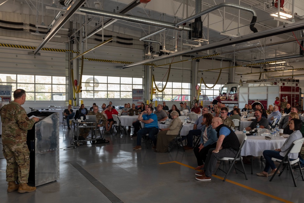 182nd Airlift Wing hosts 2022 Employer Support of Guard and Reserve &quot;Breakfast with the Boss&quot;