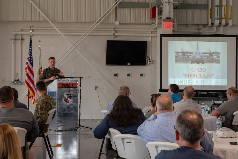 182nd Airlift Wing hosts 2022 Employer Support of Guard and Reserve &quot;Breakfast with the Boss&quot;