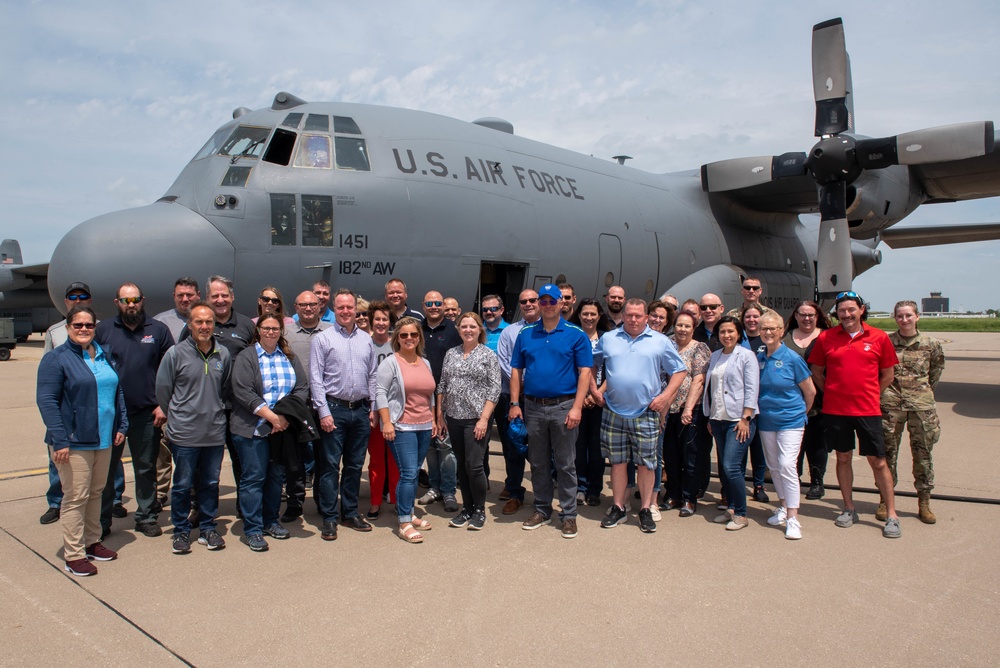 182nd Airlift Wing hosts 2022 Employer Support of Guard and Reserve &quot;Breakfast with the Boss&quot;