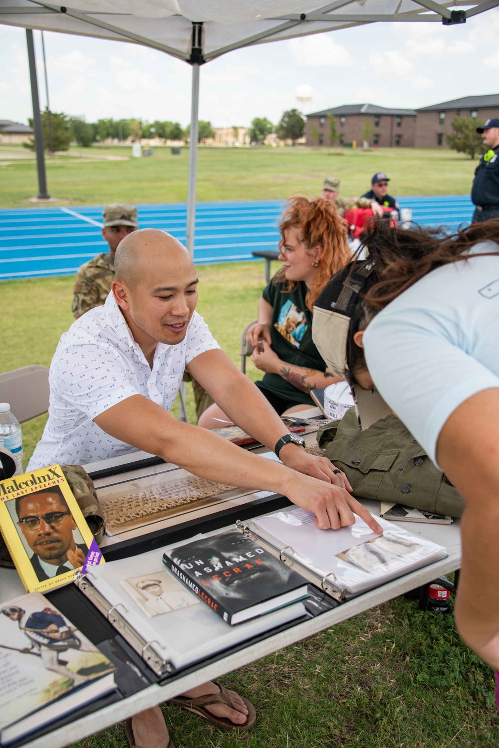 97 AMW Airmen host Juneteenth block party