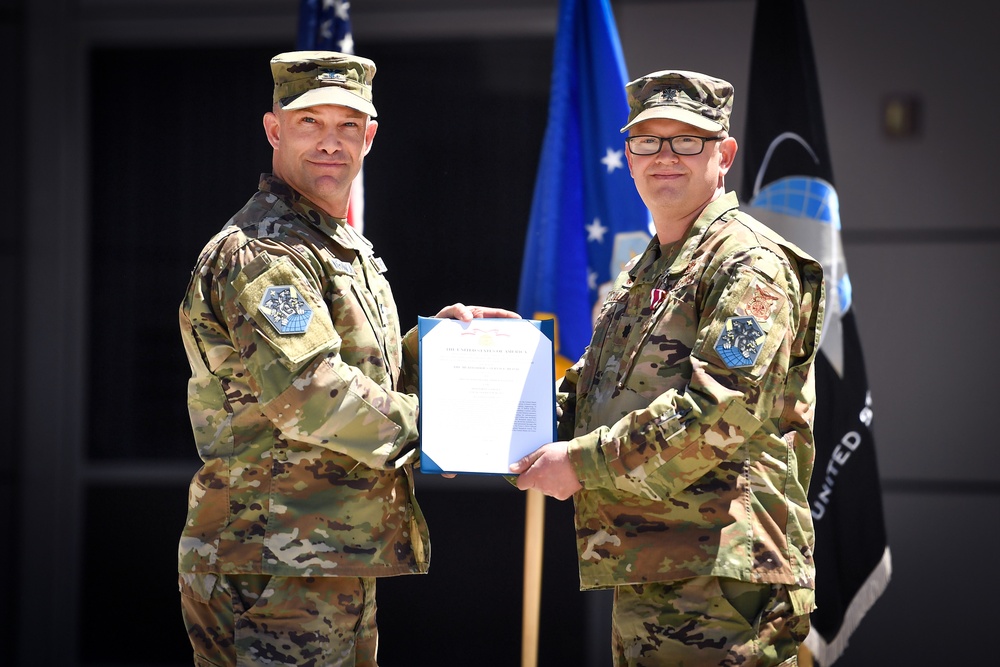 50th Civil Engineer Squadron Change of Command