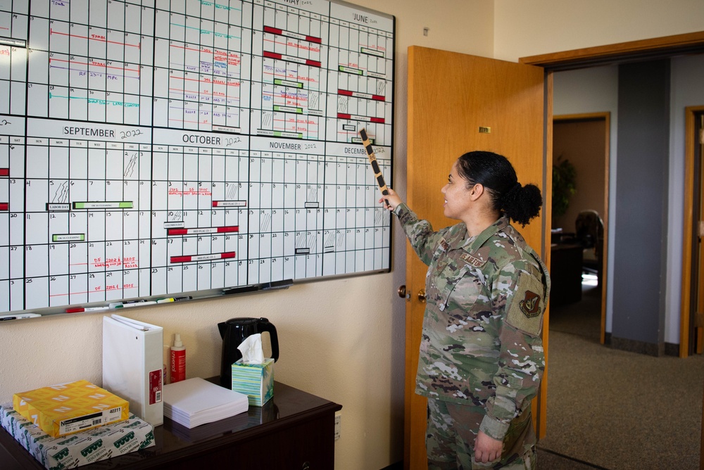 354th Range Squadron range scheduling section schedules during Red Flag Alaska