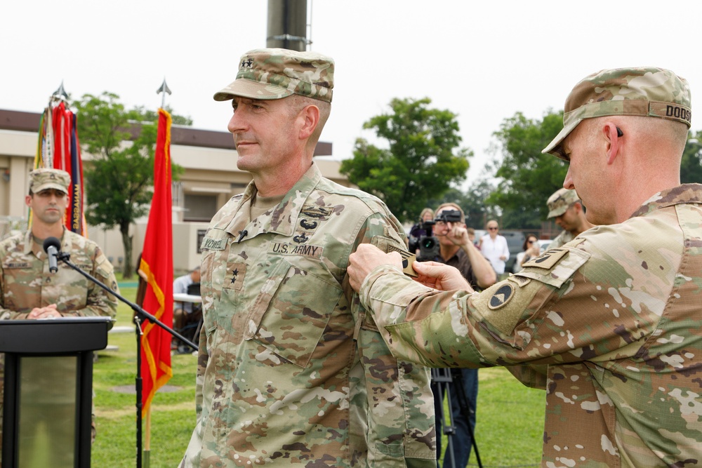 U.S ARMY JAPAN PATCHING CEREMONY held in CAMP ZAMA on 17th Jun, 2022