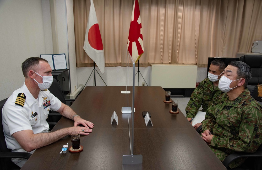 CFAY visits JGSDF 31st Infantry Regiment onboard JGSDF Camp Takemiya