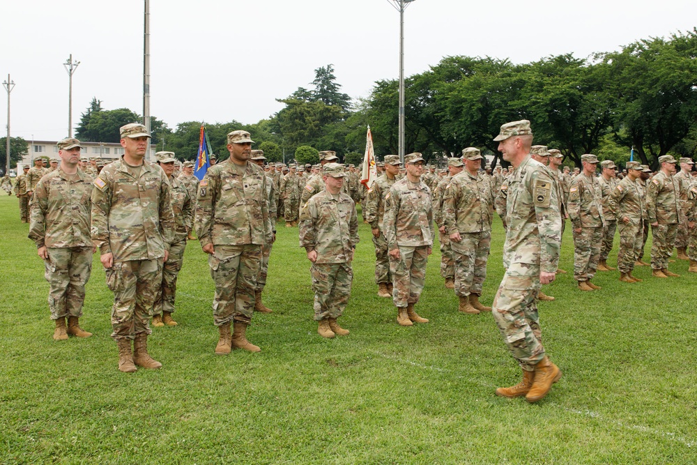 U.S ARMY JAPAN PATCHING CEREMONY held in CAMP ZAMA on 17th Jun, 2022