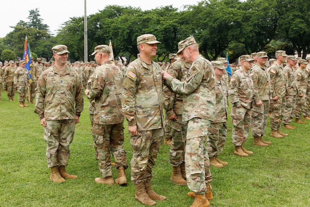 U.S ARMY JAPAN PATCHING CEREMONY held in CAMP ZAMA on 17th Jun, 2022