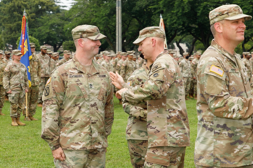 U.S ARMY JAPAN PATCHING CEREMONY held in CAMP ZAMA on 17th Jun, 2022