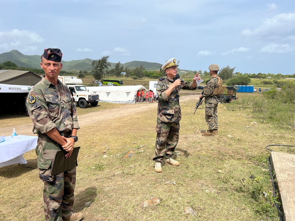 U.S. and French Marines Work Together on DV Day During Exercise Caraibes 2022