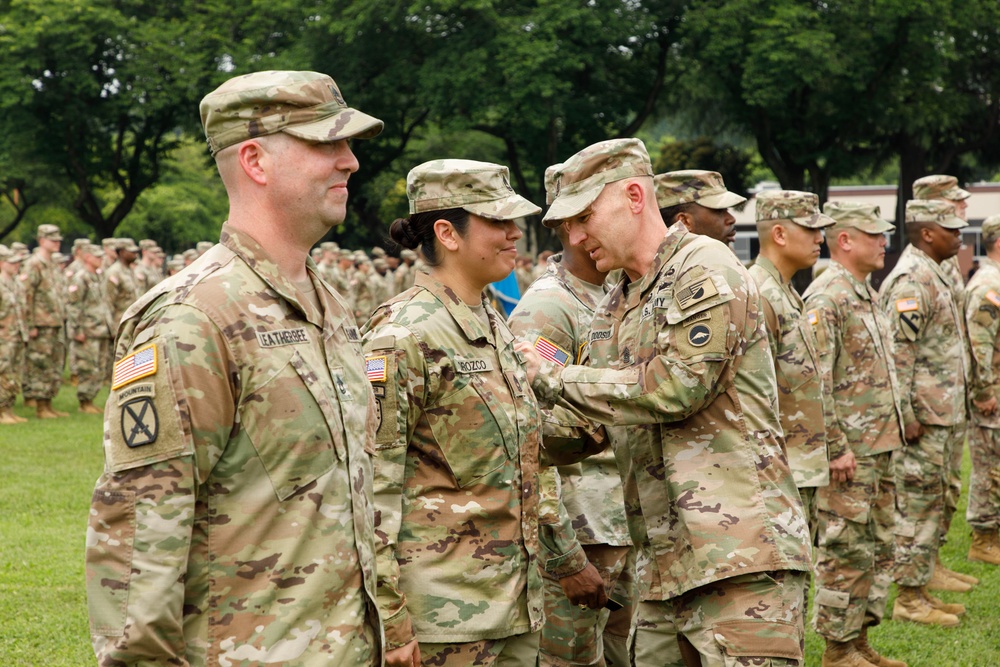 U.S ARMY JAPAN PATCHING CEREMONY held in CAMP ZAMA on 17th Jun, 2022