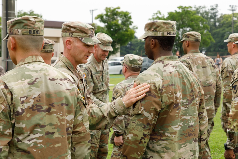 U.S ARMY JAPAN PATCHING CEREMONY held in CAMP ZAMA on 17th Jun, 2022