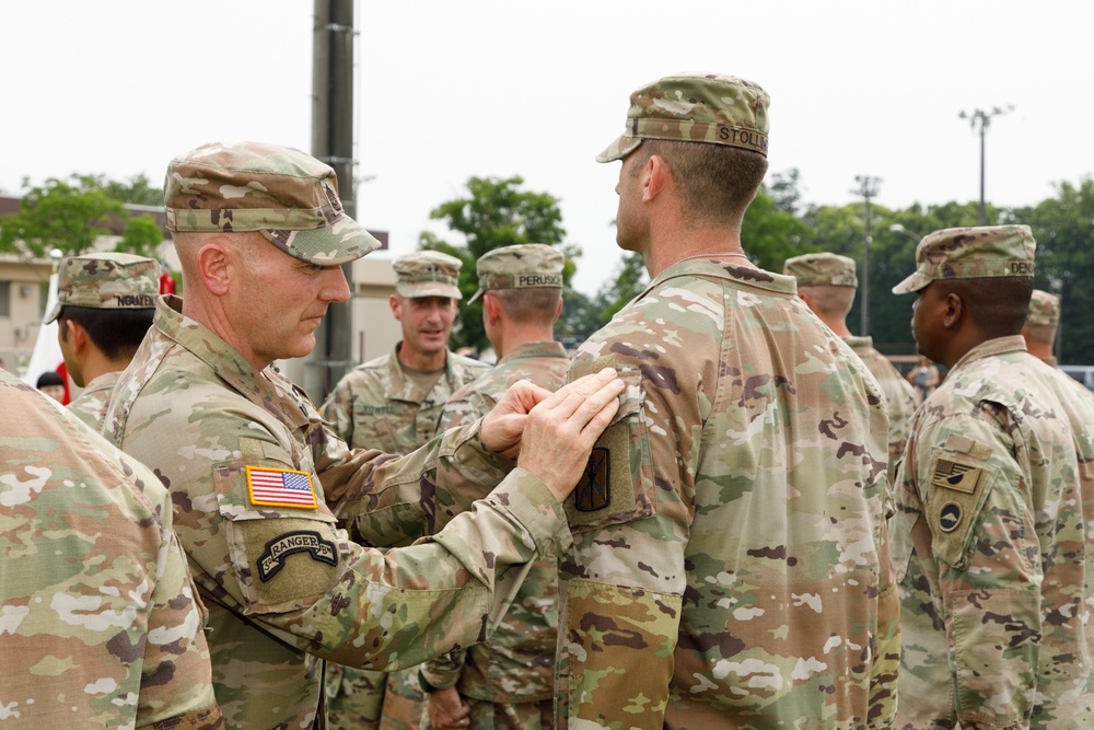 U.S ARMY JAPAN PATCHING CEREMONY held in CAMP ZAMA on 17th Jun, 2022