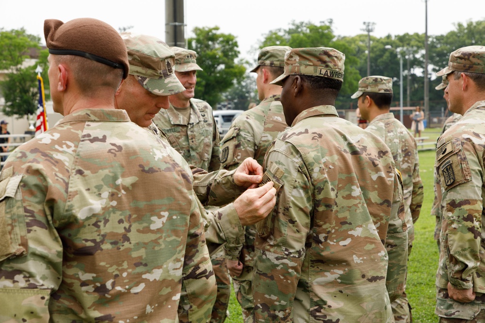 U.S ARMY JAPAN PATCHING CEREMONY held in CAMP ZAMA on 17th Jun, 2022