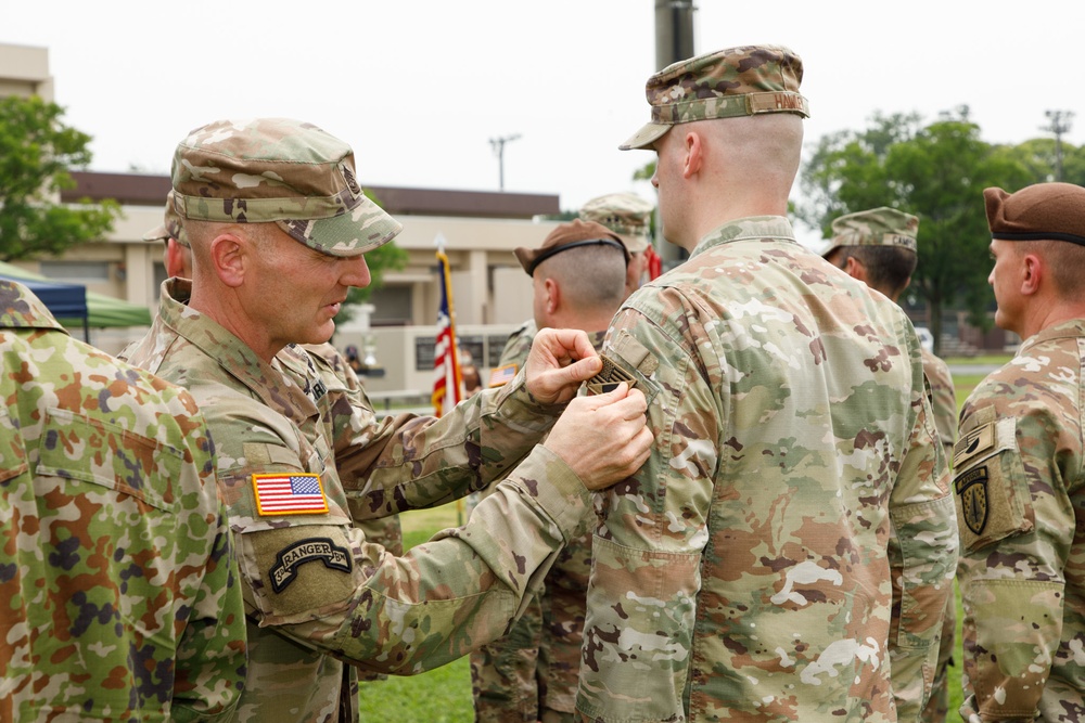 U.S ARMY JAPAN PATCHING CEREMONY held in CAMP ZAMA on 17th Jun, 2022