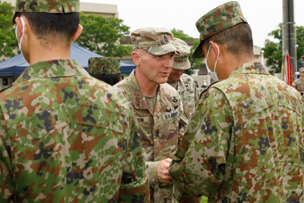 U.S ARMY JAPAN PATCHING CEREMONY held in CAMP ZAMA on 17th Jun, 2022