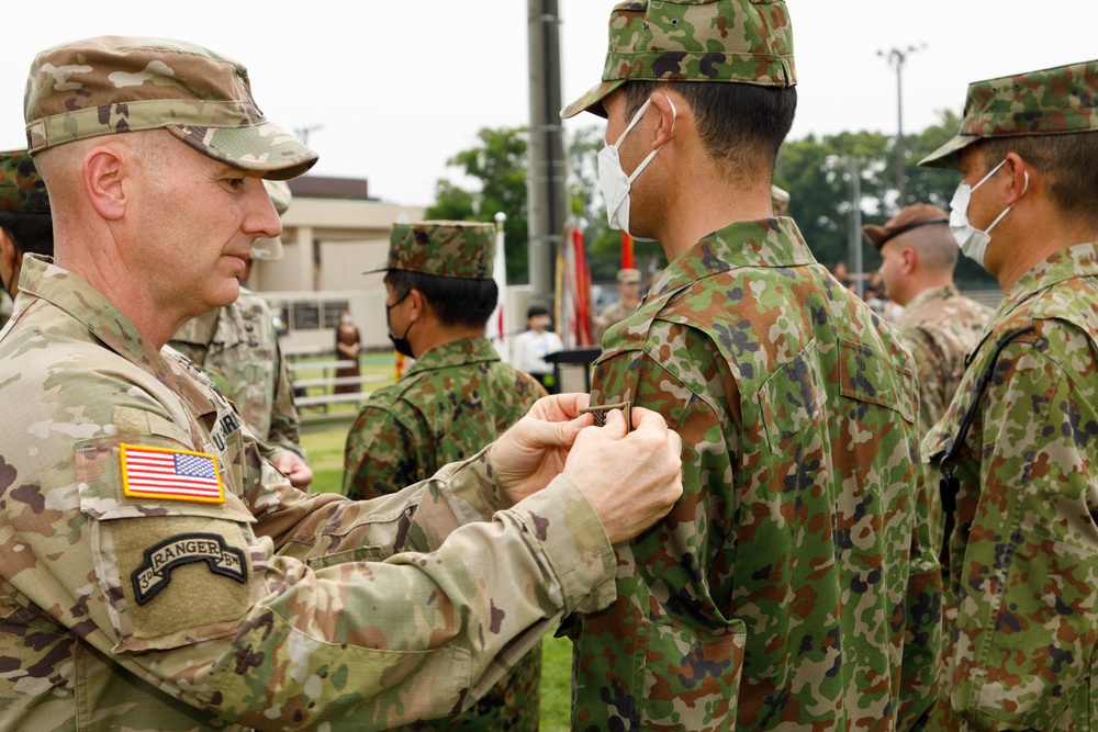 U.S ARMY JAPAN PATCHING CEREMONY held in CAMP ZAMA on 17th Jun, 2022