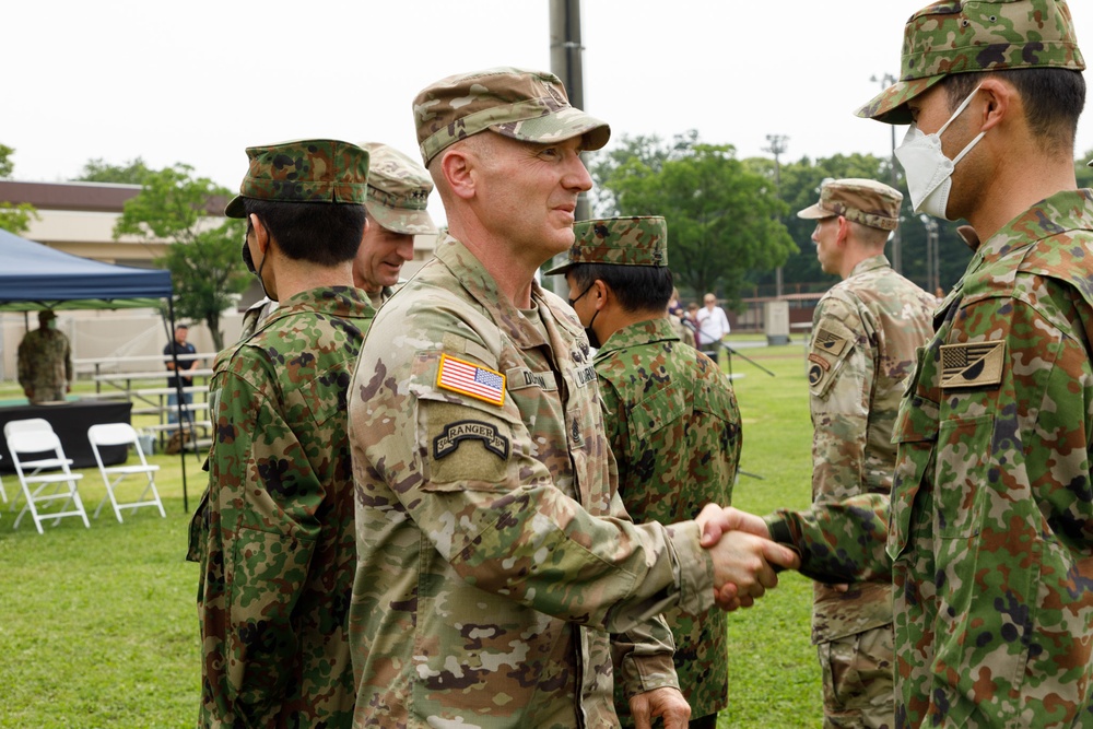 U.S ARMY JAPAN PATCHING CEREMONY held in CAMP ZAMA on 17th Jun, 2022