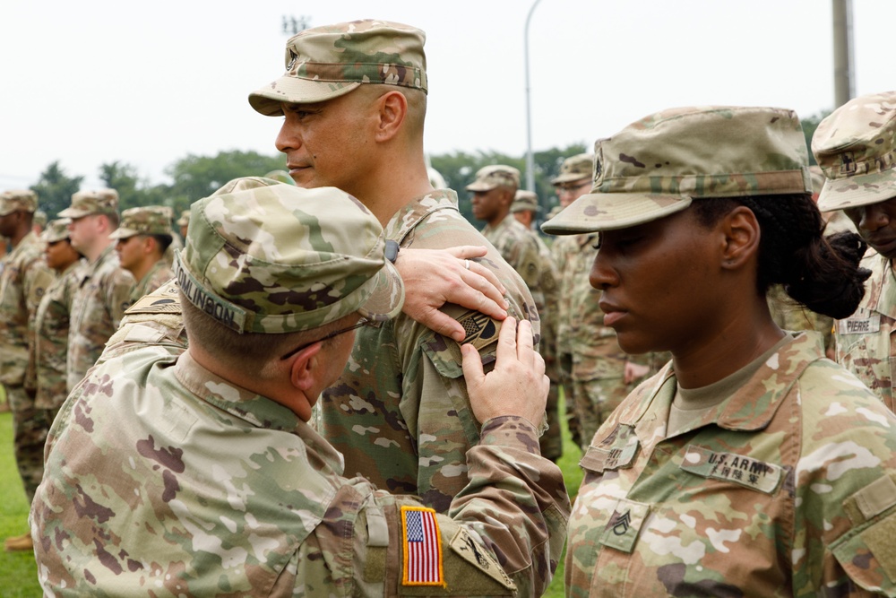 U.S ARMY JAPAN PATCHING CEREMONY held in CAMP ZAMA on 17th Jun, 2022