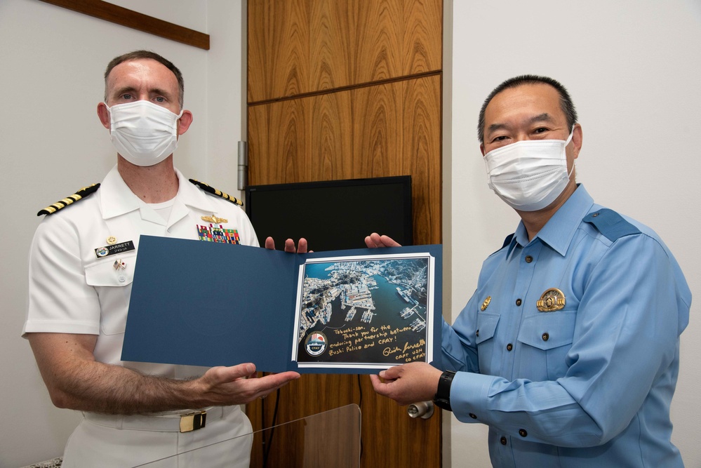 CFAY visits Zushi Police Station