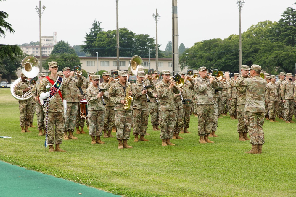 U.S ARMY JAPAN PATCHING CEREMONY held in CAMP ZAMA on 17th Jun, 2022