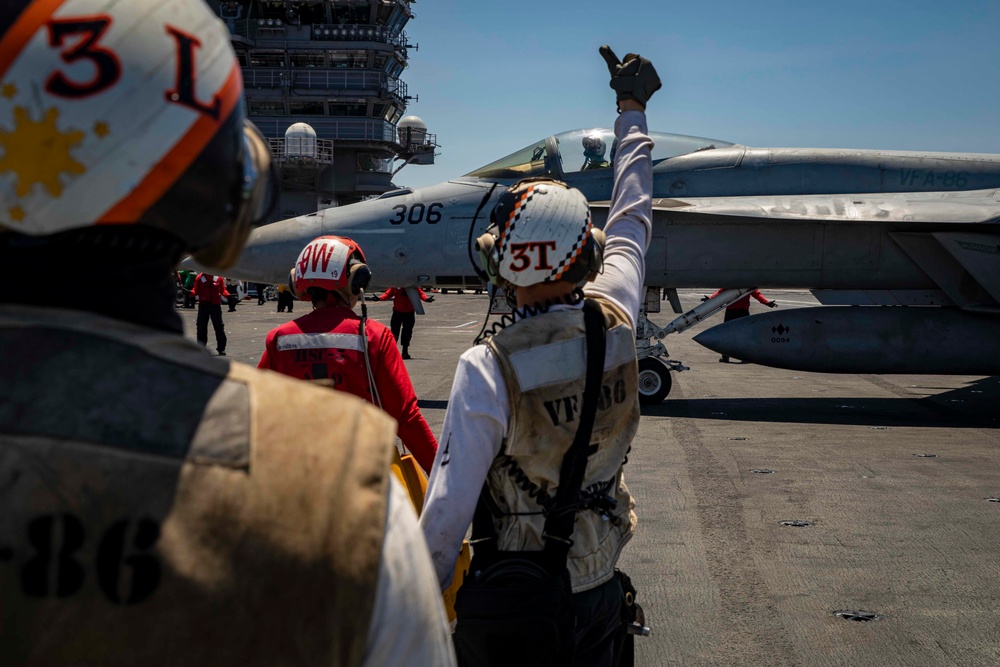 Flight Operations Aboard USS George H.W. Bush (CVN 77)