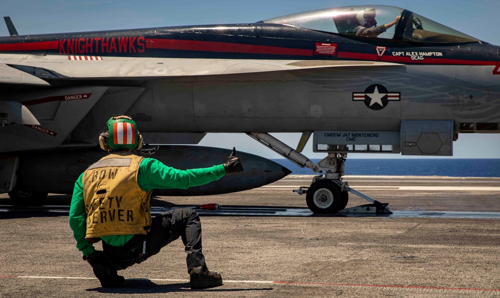 Flight Operations Aboard USS George H.W. Bush (CVN 77)