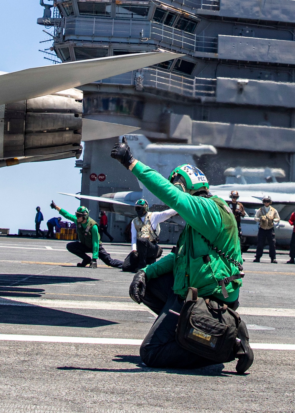 Flight Operations Aboard USS George H.W. Bush (CVN 77)