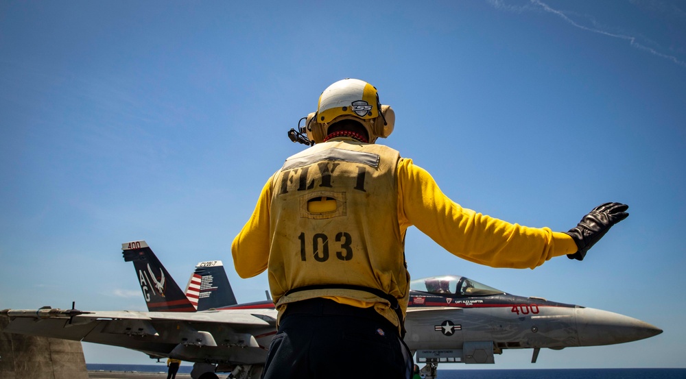 Flight Operations Aboard USS George H.W. Bush (CVN 77)