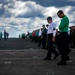 USS George H.W. Bush (CVN 77) Sailors Perform Foreign Object Debris (FOD) Walkdown