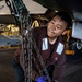 Strike Fighter Squadron (VFA) 136 Sailor Secures Aircraft Aboard USS George H.W. Bush (CVN 77)