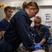 USS George H.W. Bush (CVN 77) Sailors Participate in Medical Drill